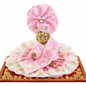 Laddu Gopal Handcrafted Premium Pink Designer Dress Set 1-6 Size / 00017633