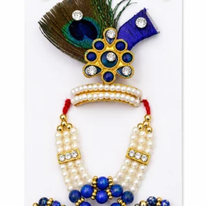 Mukut Mala Set - Dark Blue