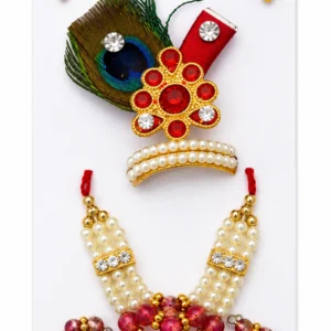 Mukut Mala Set - Red